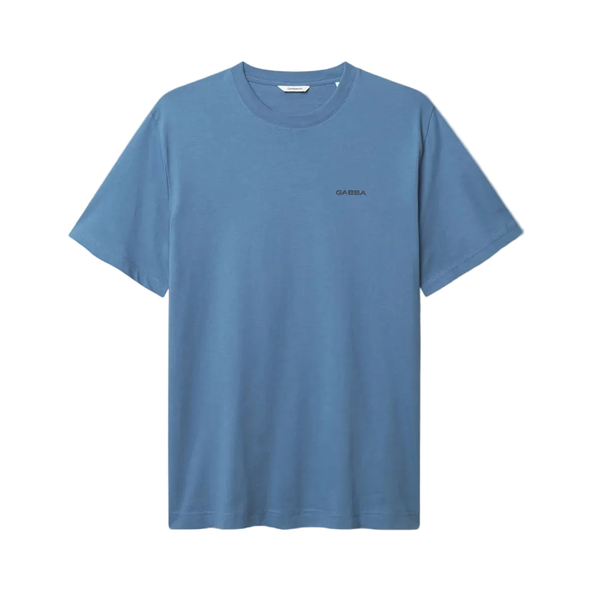 Blauw GABdune-logo T-shirt met ronde hals en korte mouwen.