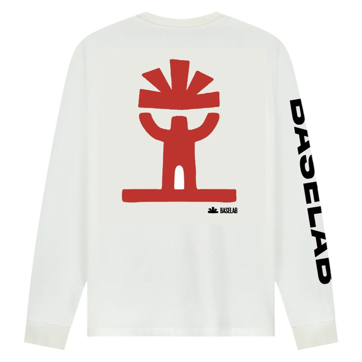 Baselab Ascent Longsleeve - Off White - lab10menswear.nl