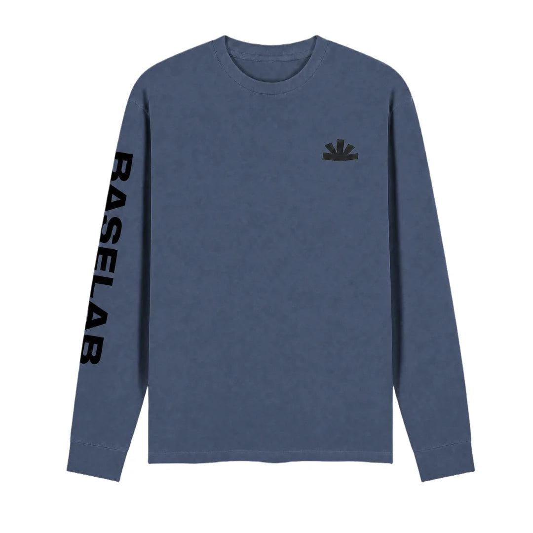 Baselab Ascent Longsleeve - Vintage Blue - lab10menswear.nl