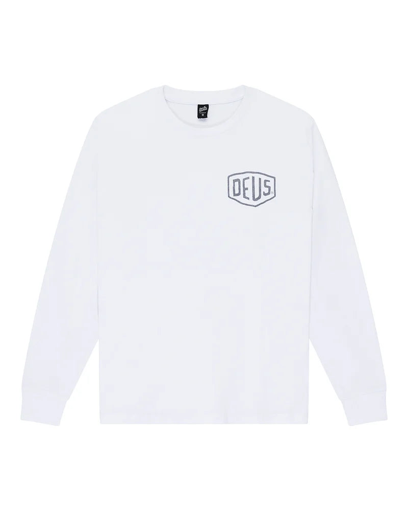 Deus Venice Longsleeve - White - lab10menswear.nl