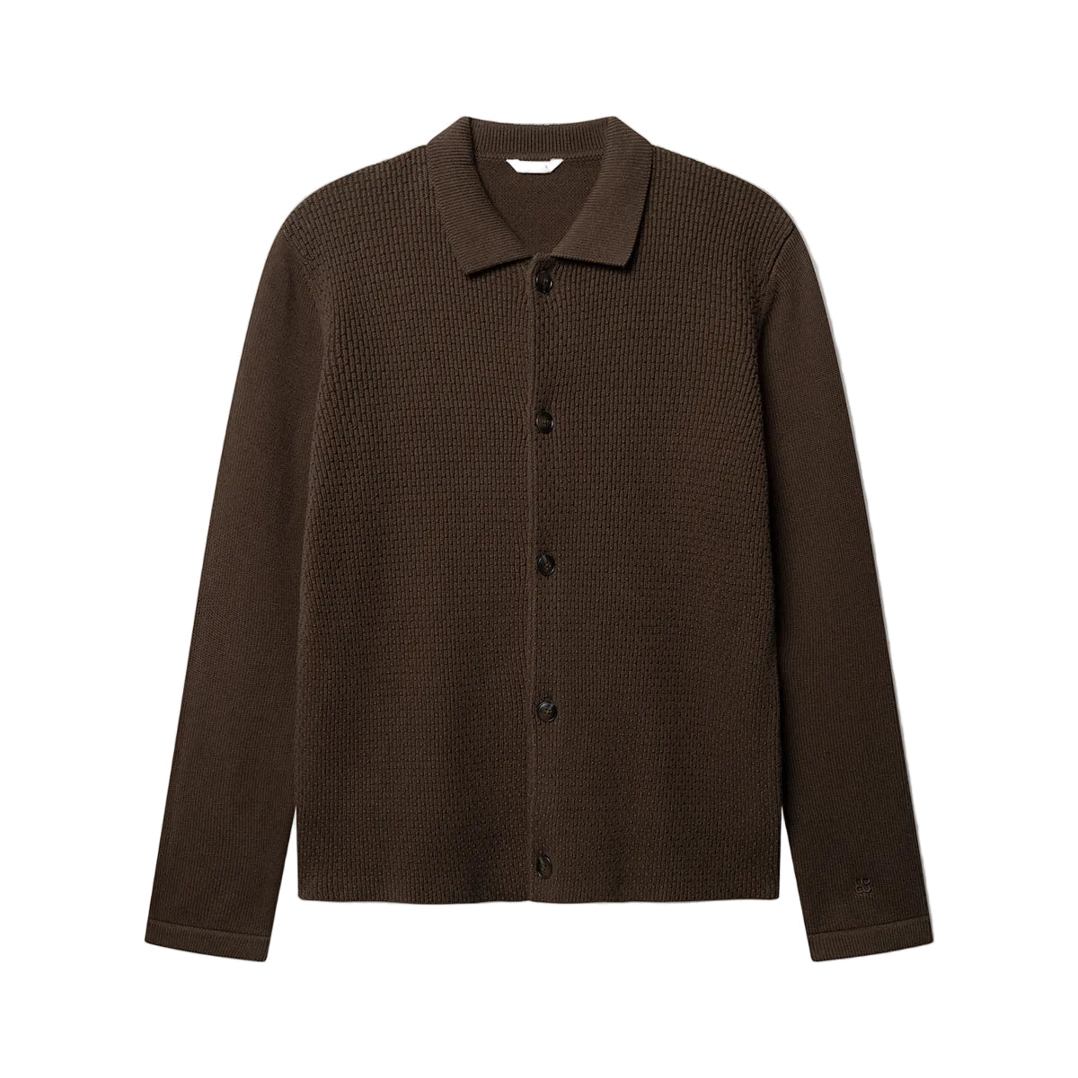 Gabba GABbenoit Cardi Fort LS Knit - Brown Slate