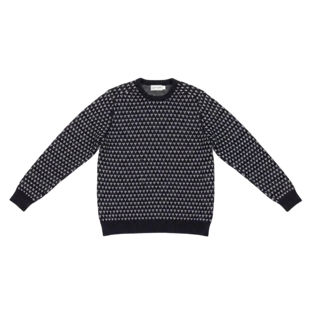 Klitmoller Hugo Knit - Navy - Cream - lab10menswear.nl