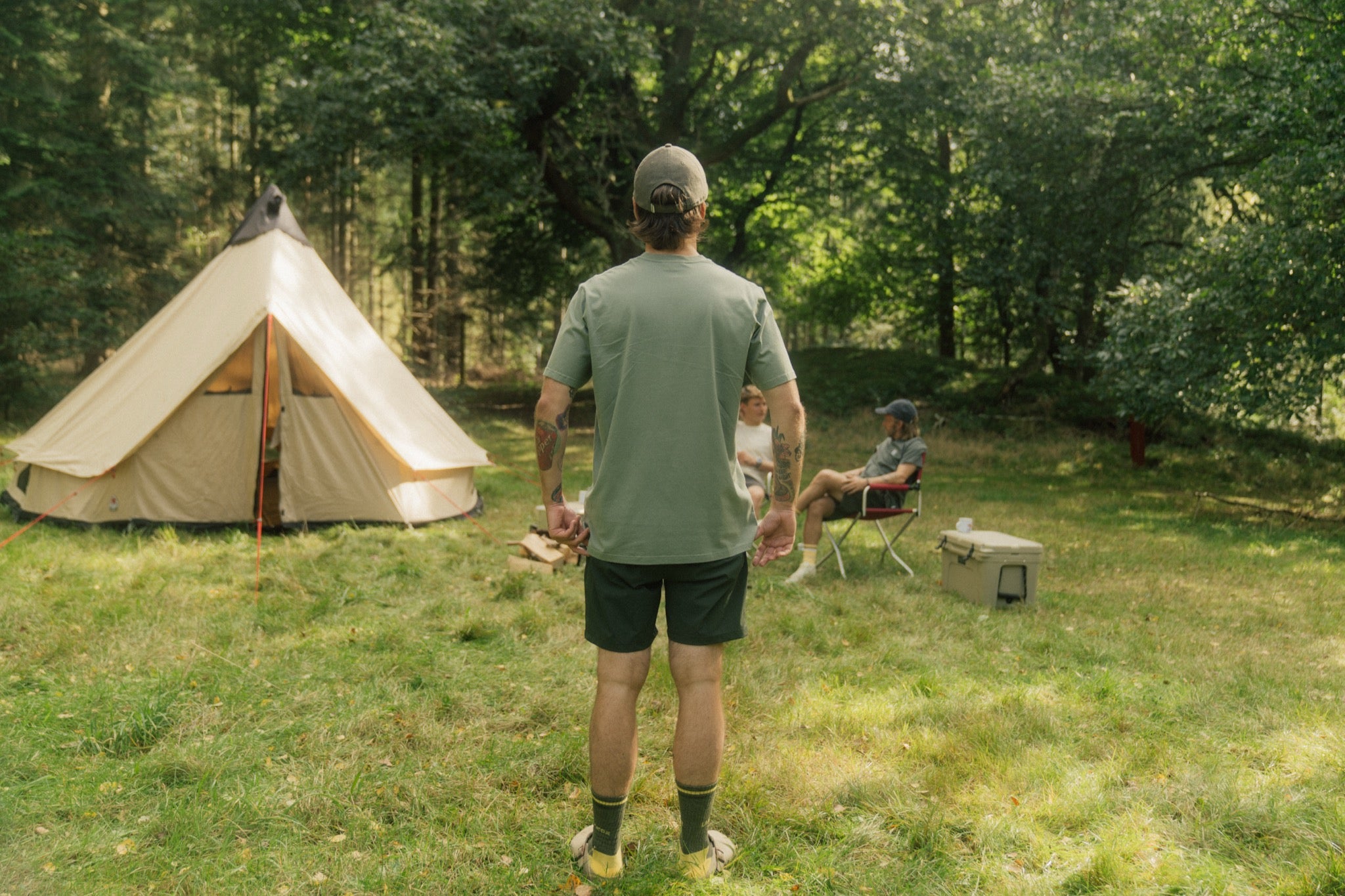 Mini Flipping the Bird T-Shirt - Sea Spray - Lakor | LAB10STREETWEAR