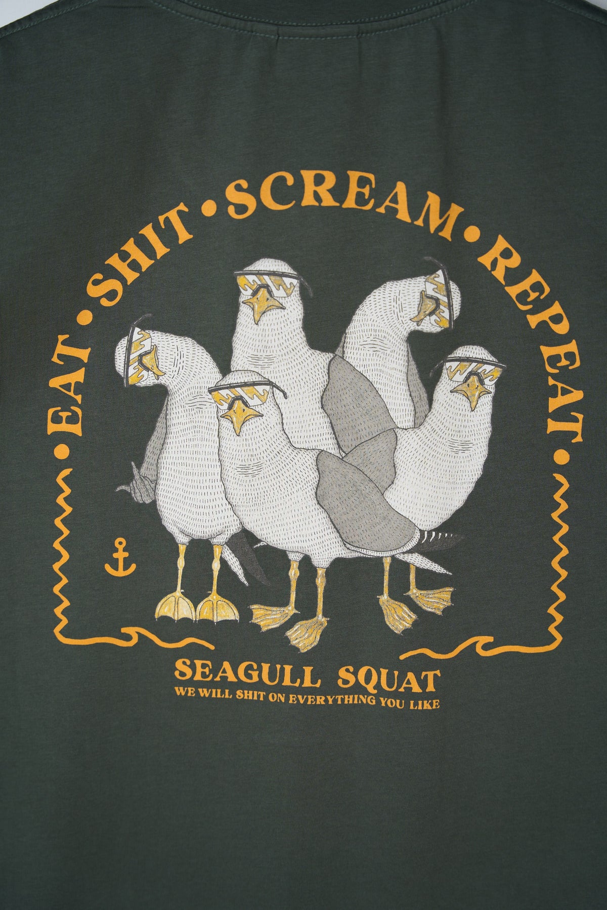Lakor Seagull Squad Back T-Shirt - Urban Chic