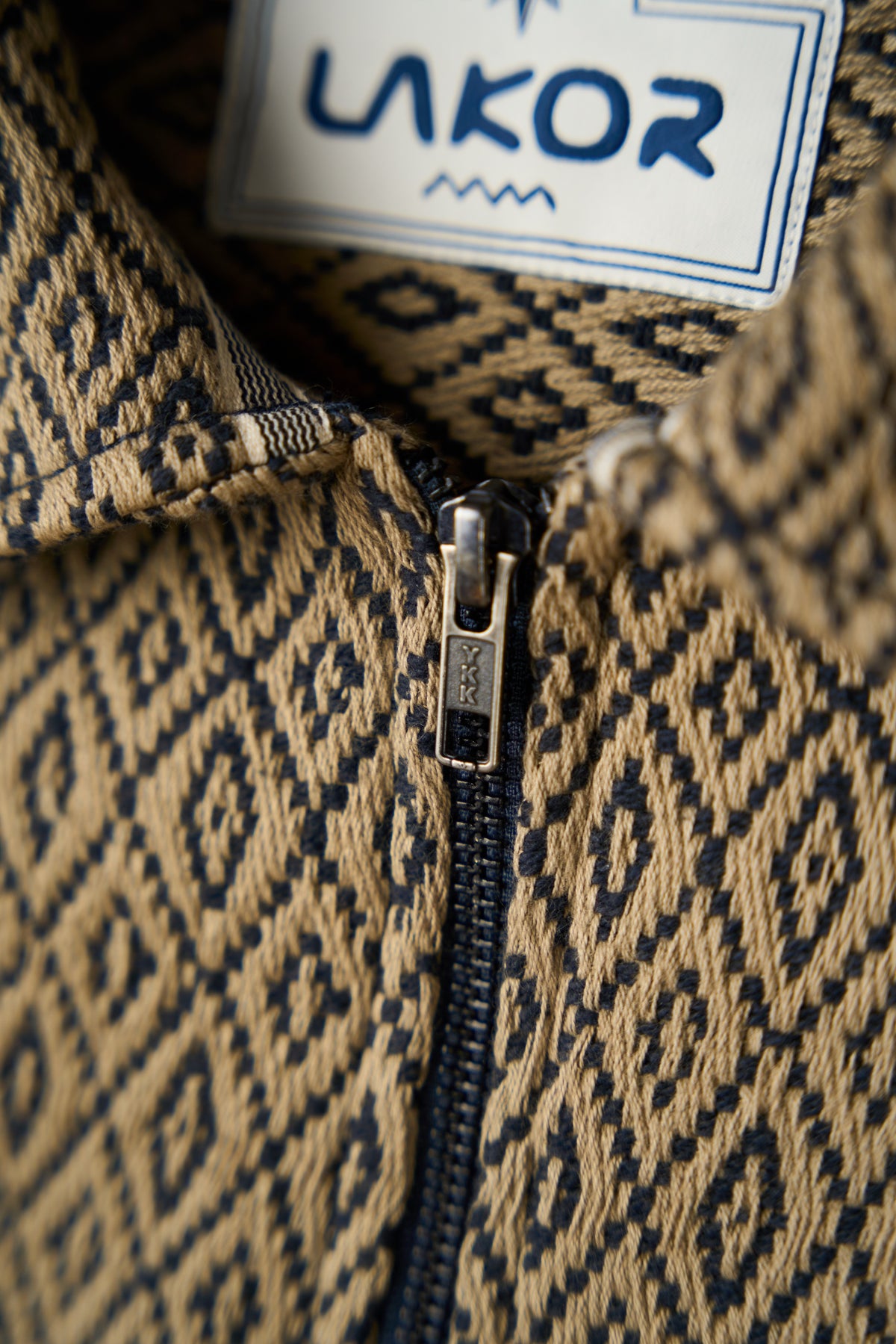 Lakor Net Fix Jacquard Jacket - Blueberry - lab10menswear.nl