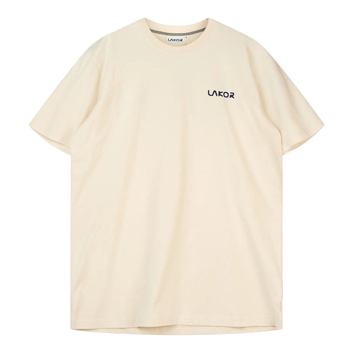 Lakor Salmon Surfer T-shirt - Rainy Day - lab10menswear.nl