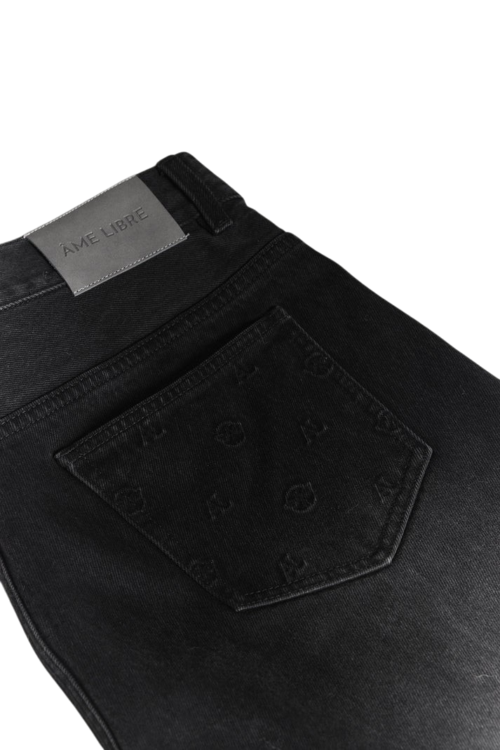 Shadow Denim Washed Black - Âme Libre | LAB10STREETWEAR