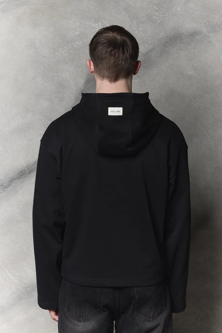 ame libre Vigil Zip Hoodie - Black - lab10menswear.nl