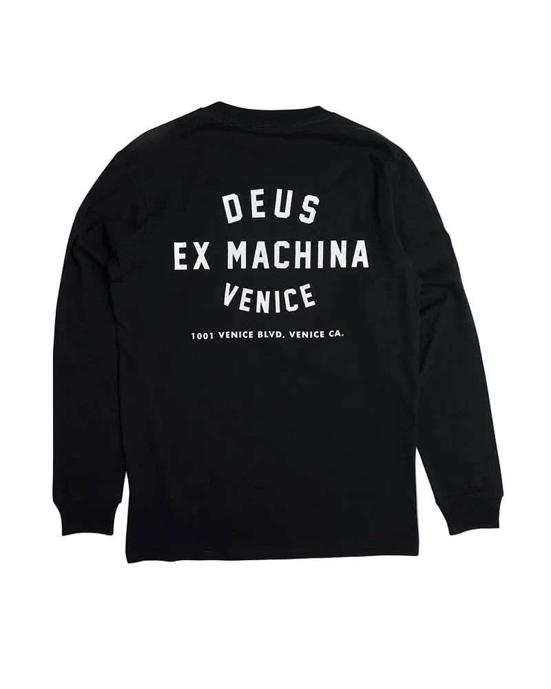 Deus Venice Longsleeve - Black - lab10menswear.nl