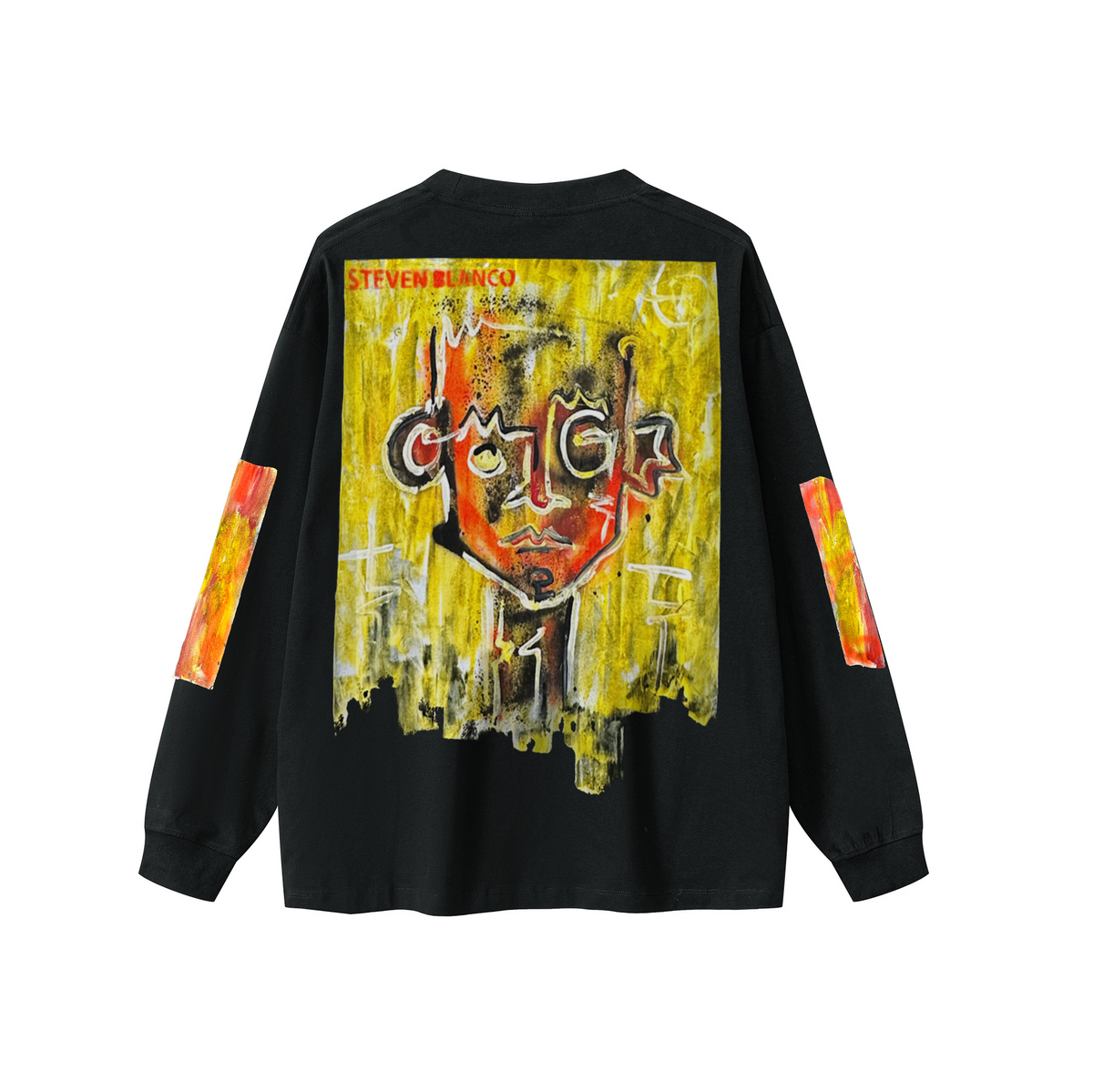 steven blanco Tela Vestida Long Sleeve T-Shirt - Black