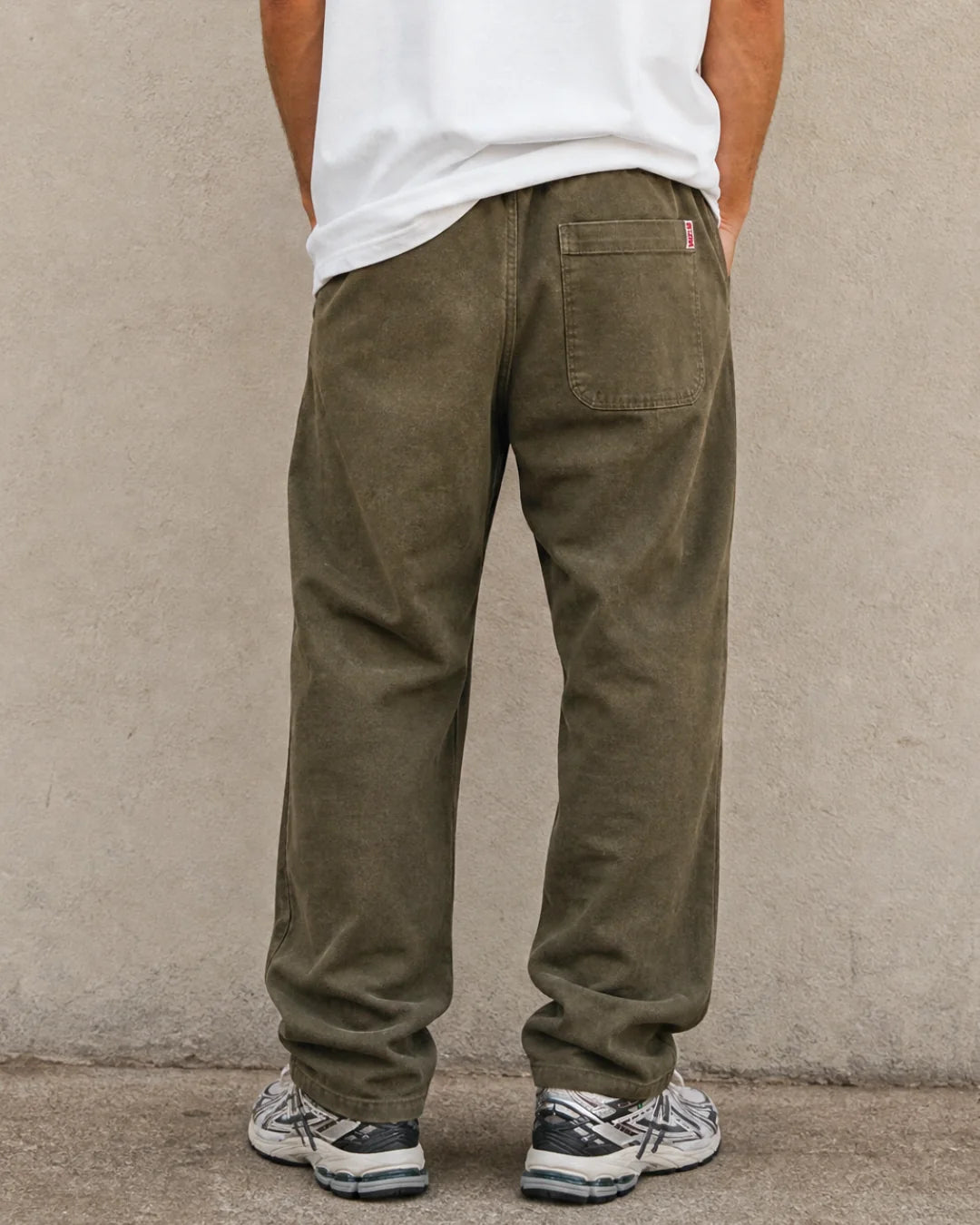 baselab The Daily Trouser - Army Green -lab10menswear.nl