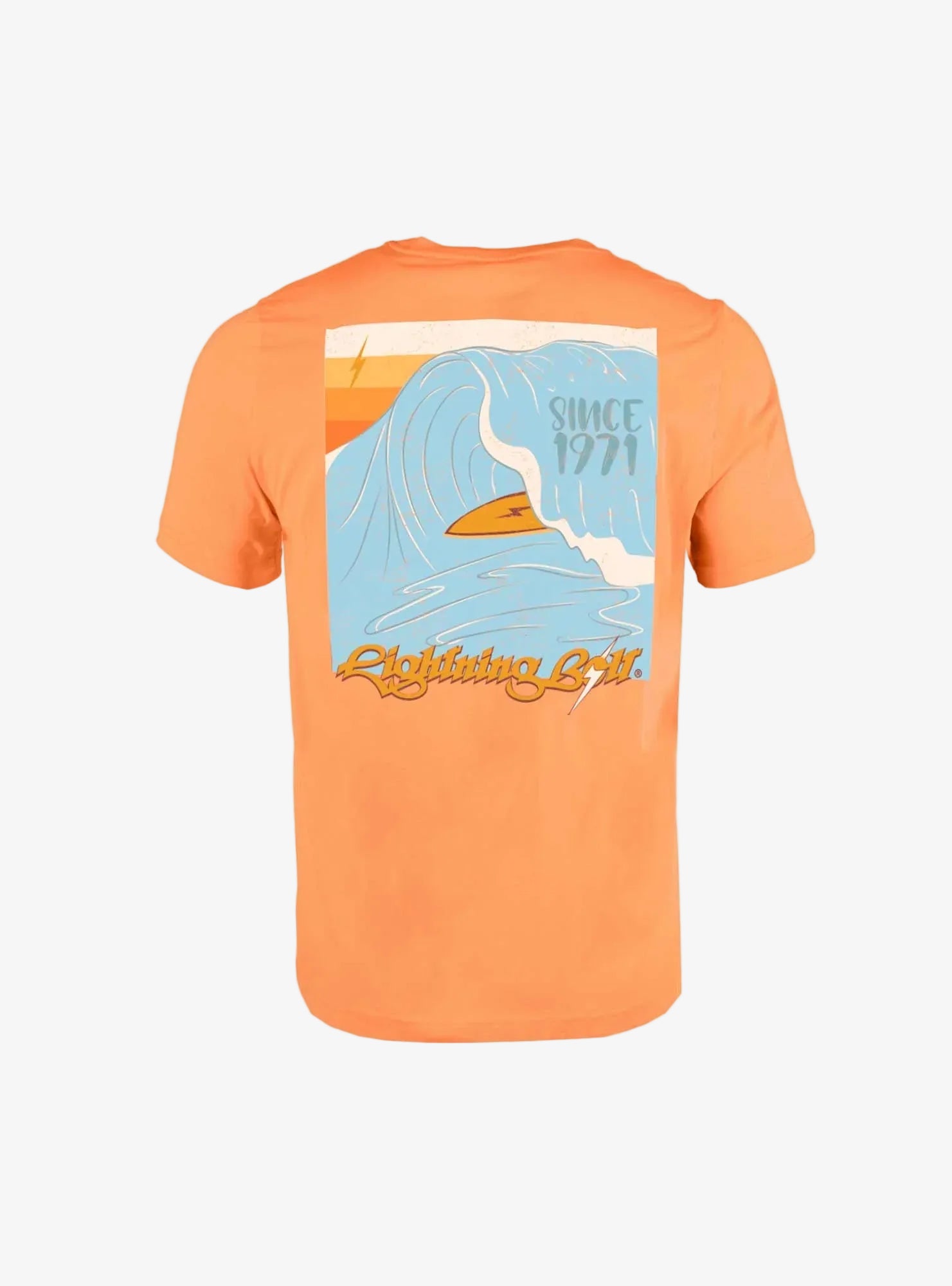 Barrel T-Shirt - Oranje - Lightning Bolt | LAB10STREETWEAR
