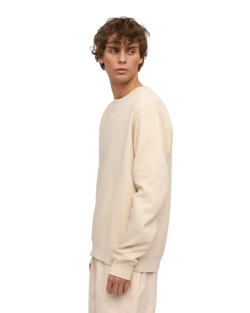 colorfulstandard Organic Oversized Crew - Ivory White -lab10menswear.nl