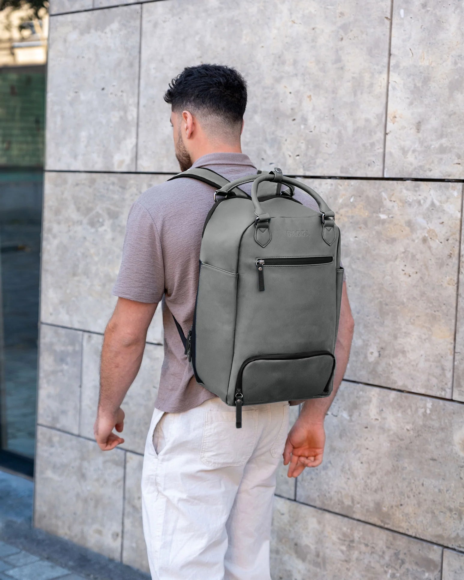 De Backpack - Antraciet - Bagga | LAB10STREETWEAR