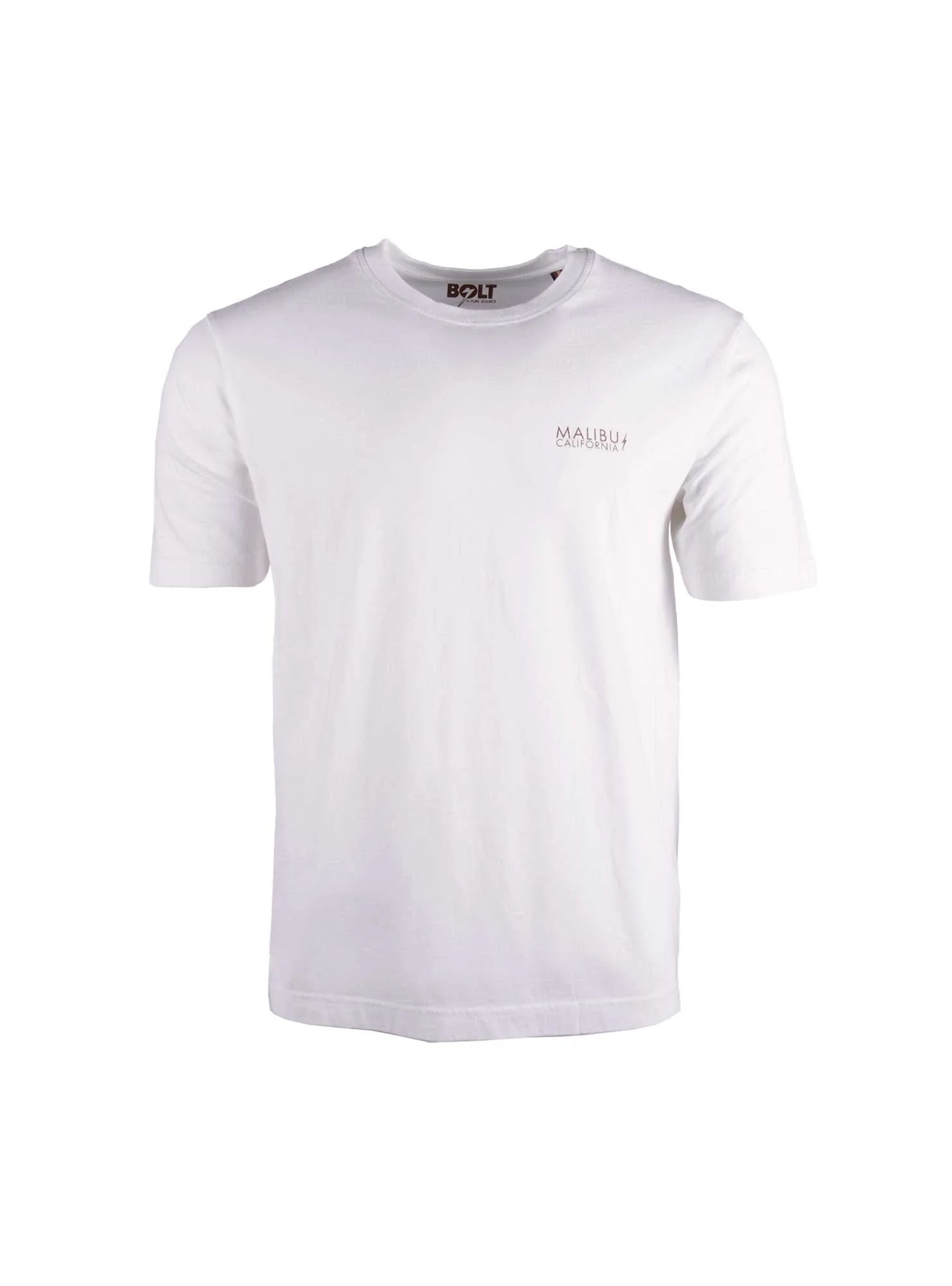 Malibu California T-Shirt - Off White - Lightning Bolt | LAB10STREETWEAR