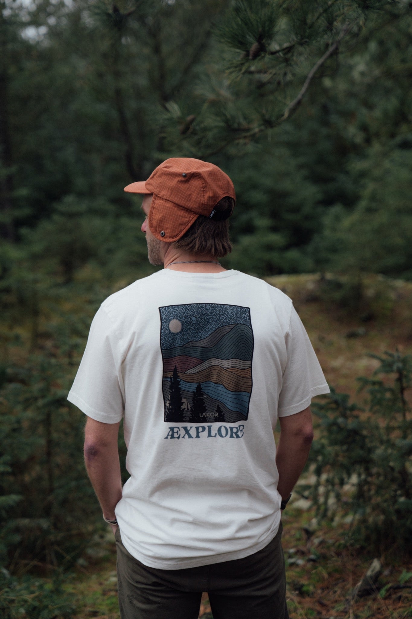 Out There T- Shirt - Star White - Lakor | LAB10STREETWEAR