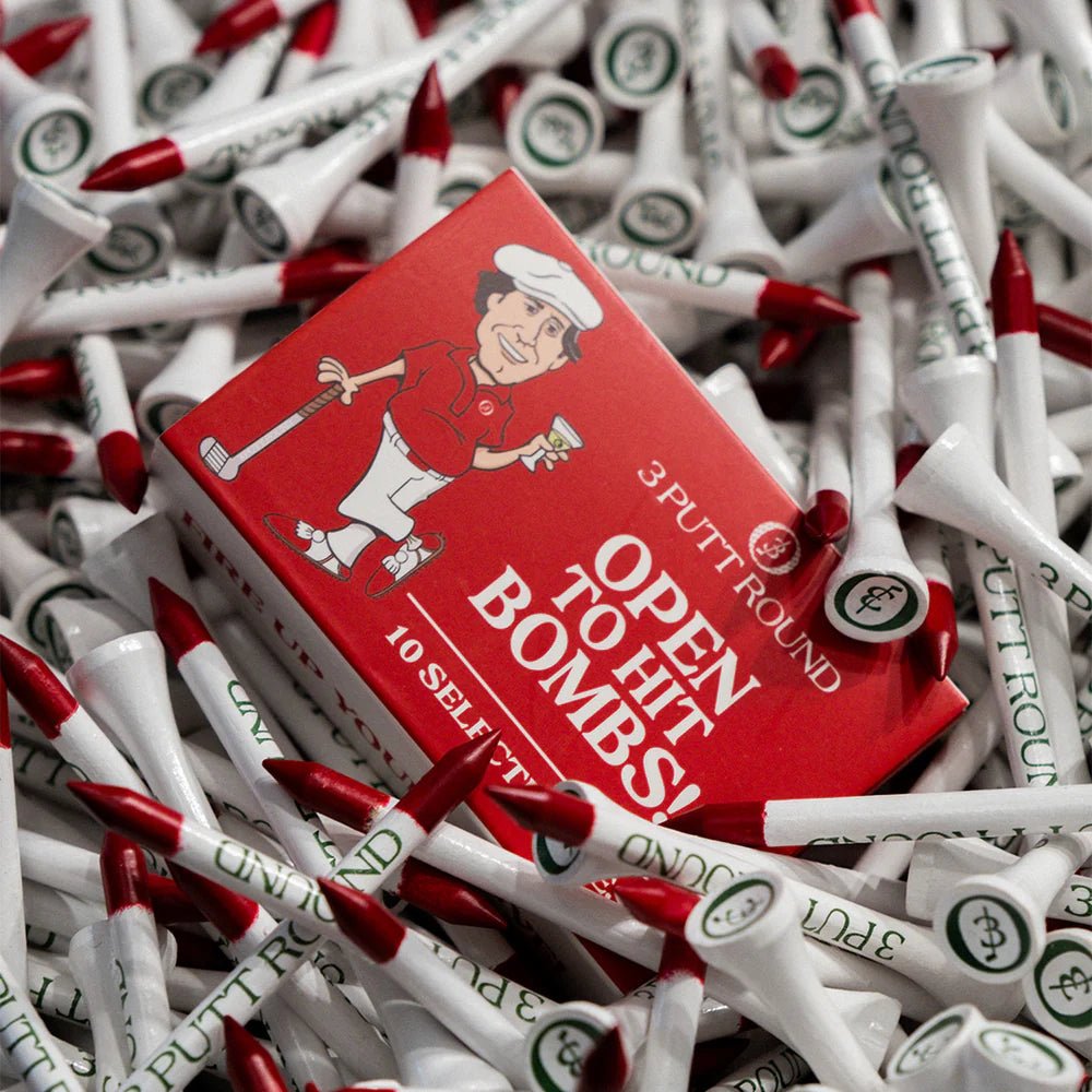 Set van 4 Golf Tee Match Boxes - 3Puttround | LAB10STREETWEAR