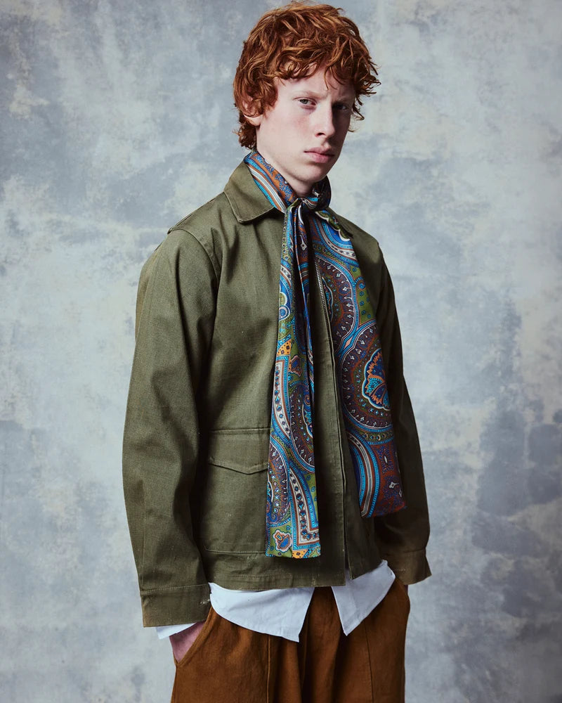 Silk Paisley Scarf - The Montreal