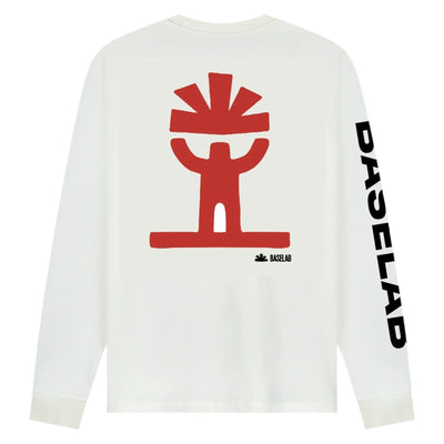 Baselab Ascent Longsleeve - Off White - lab10menswear.nl