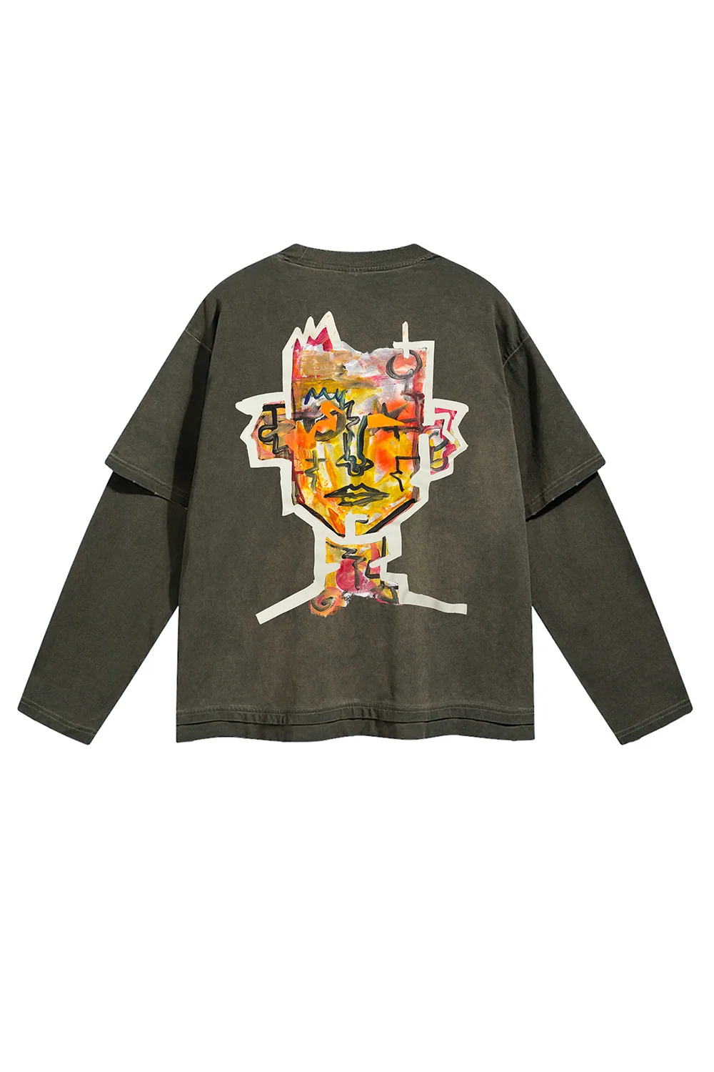steven blanco Frames Double Sleeve T-Shirt Green