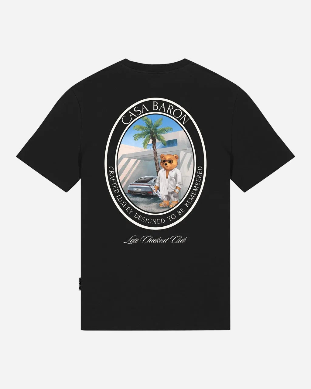 Oval Backprint T-Shirt Filou CLXVIII - Black - Baron Filou | LAB10STREETWEAR