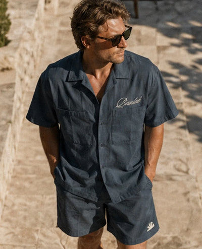 Resort Blouse - Sea Storm - Baselab | LAB10STREETWEAR