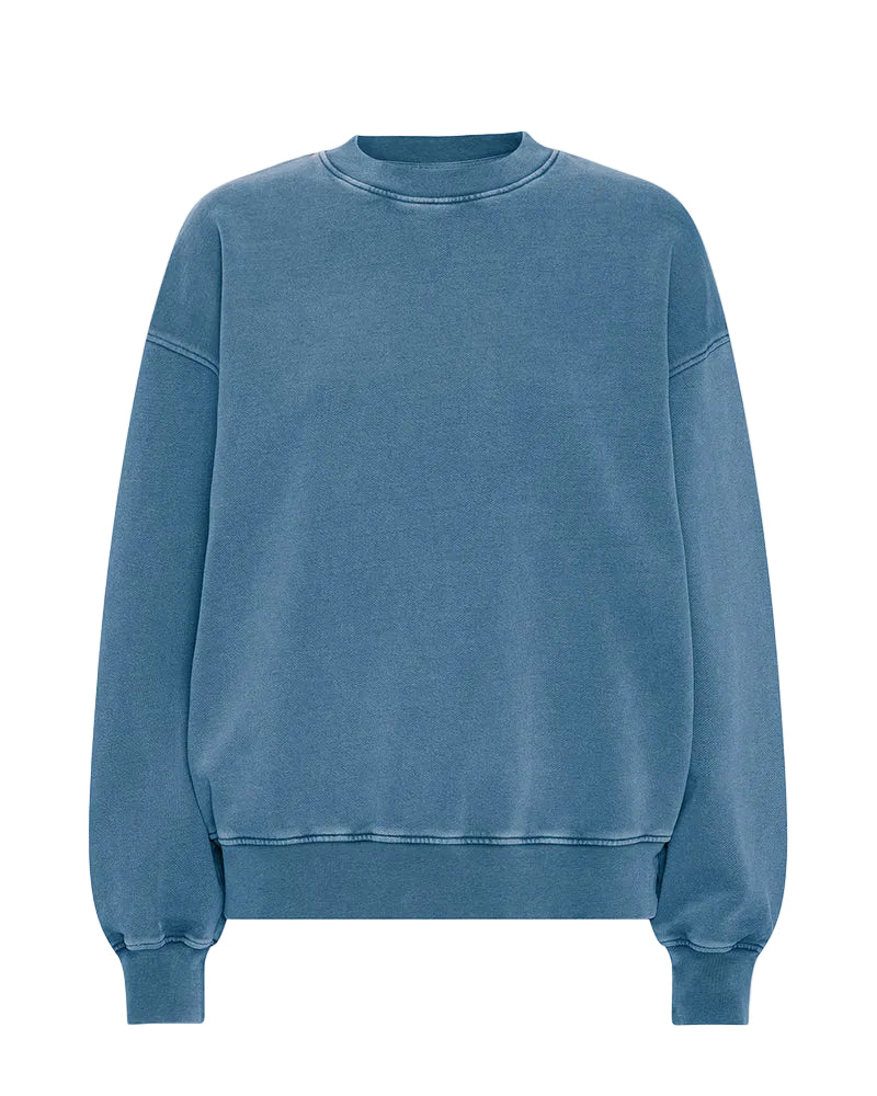 Colorfulstandard Organic Oversized Crew - Faden Indigo -lab10menswear.nl