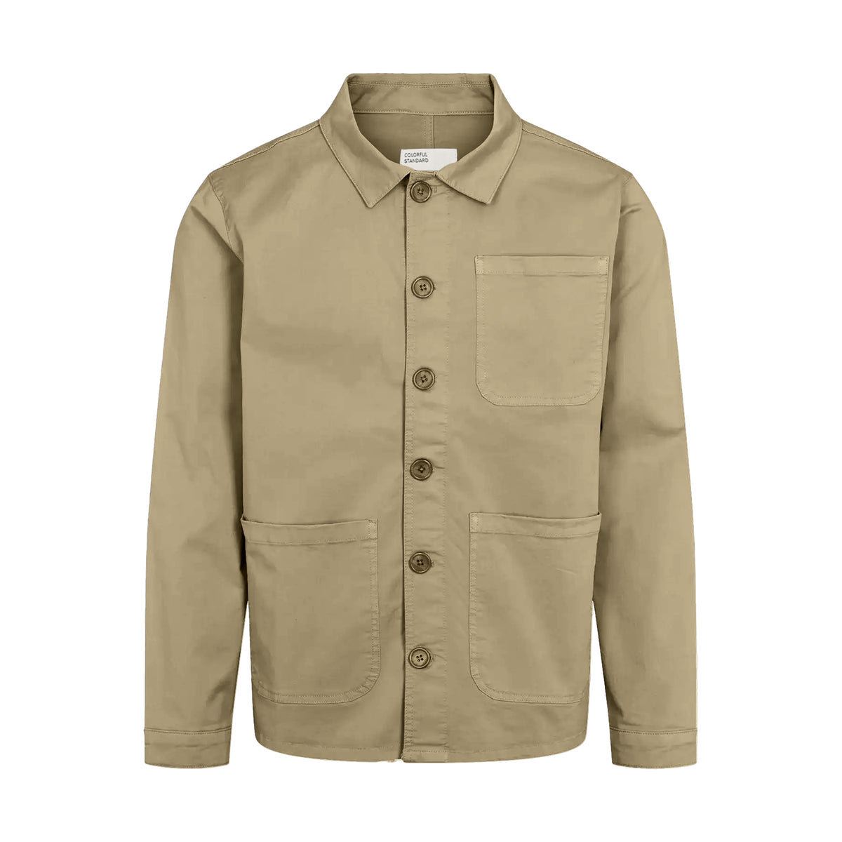 Colorfulstandard Organic Workwear Jacket - Desert Khaki -Lab10menswear.nl