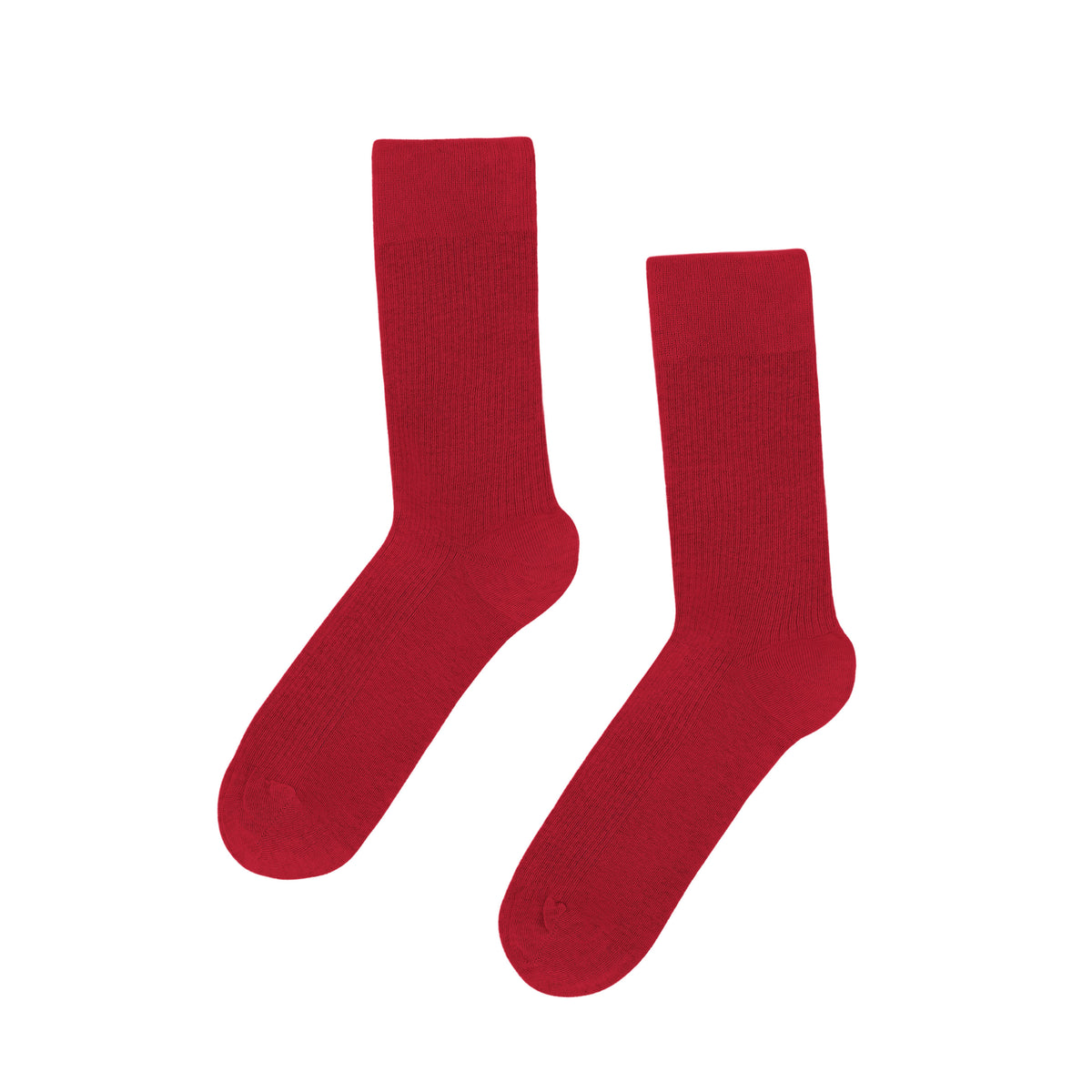 Colorfulstandard Classic Organic Sock - Scarlet Red -lab10menswear.nl