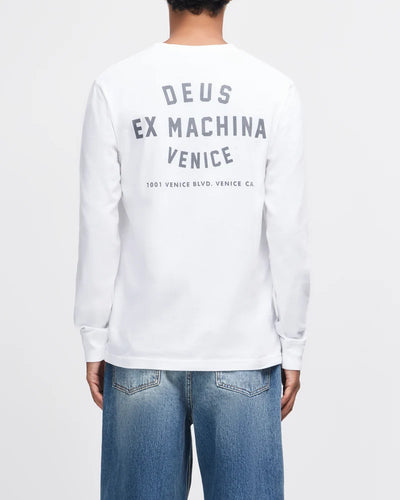 Deus Venice Longsleeve - White - lab10menswear.nl