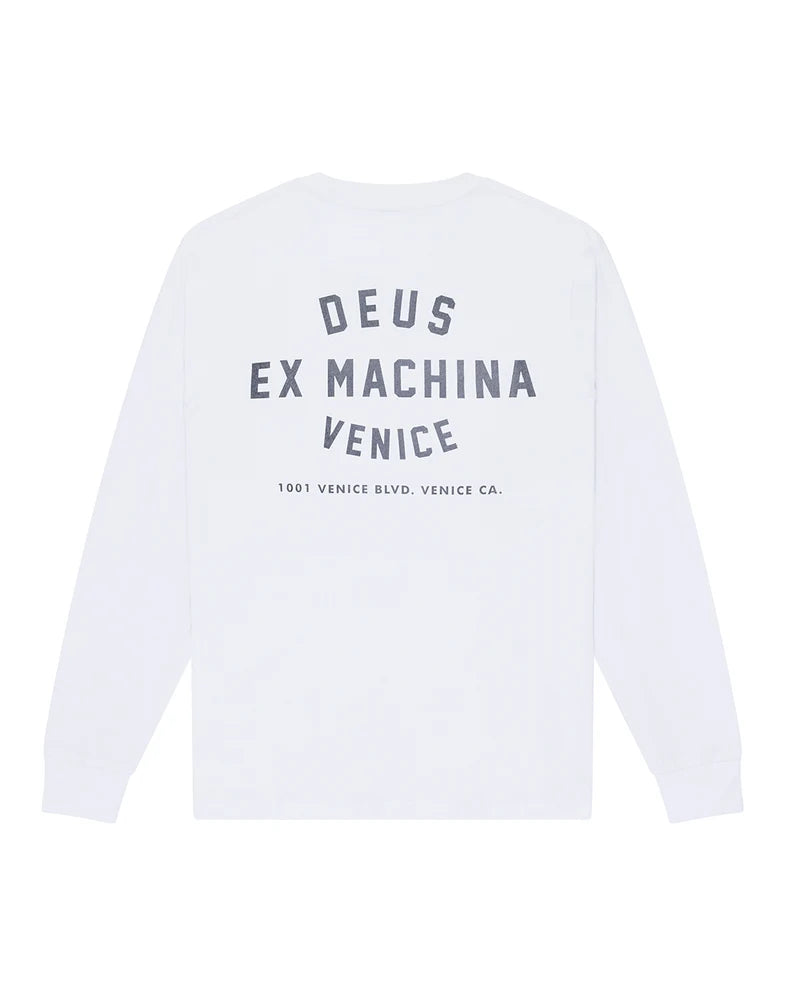 Deus Venice Longsleeve - White - lab10menswear.nl
