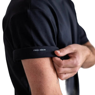 Club 24 Freedom Fit T-Shirt - Paint It Black - lab10menswear.nl