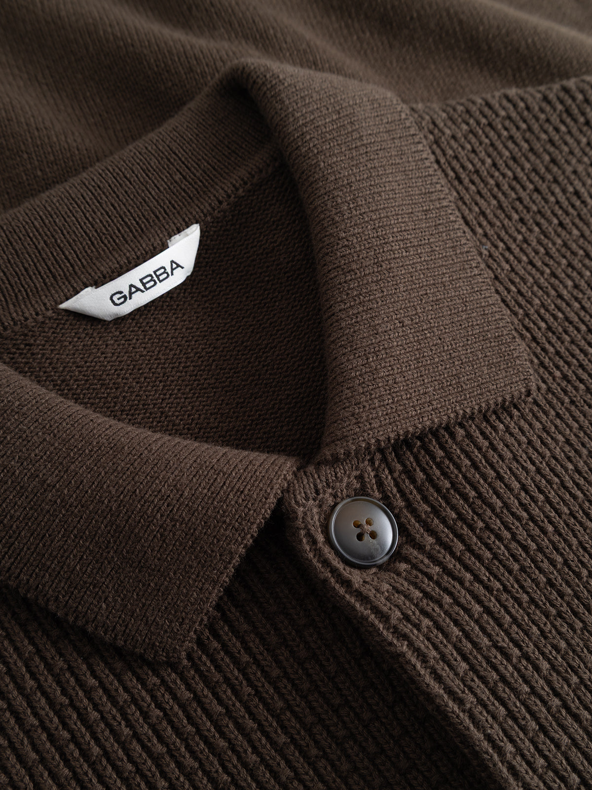Gabba GABbenoit Cardi Fort LS Knit - Brown Slate
