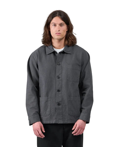 Colorfulstandard Organic Workwear Jacket - Lava Grey -Lab10menswear.nl
