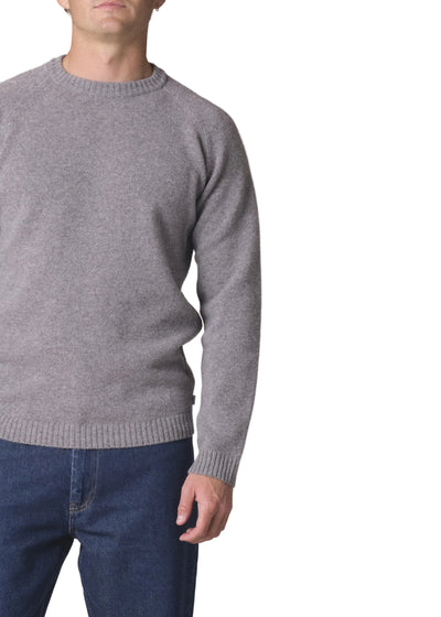 klitmoller Ole Knit - Light Grey - lab10menswear.nl