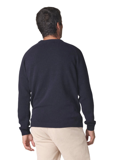 klitmoller Ole Knit - Navy - lab10menswear.nl