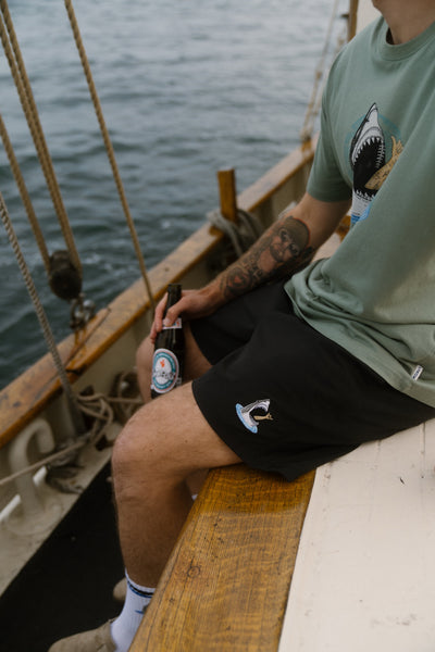 Lakor Mini Shark Shaka Swim Shorts -lab10menswear.nl