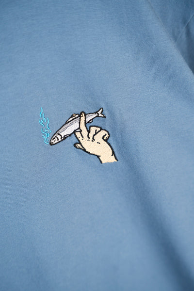 Mini Smoking Fish Hand T-Shirt - Bering Sea - Lakor | LAB10STREETWEAR