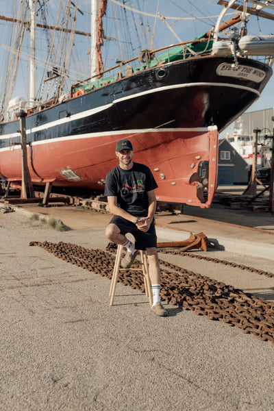 Red Maxi t-Shirt - Moonless Night - Lakor | LAB10STREETWEAR