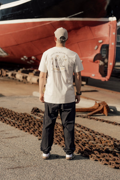 Seagull Squad Back T-Shirt - Rainy Day - Lakor | LAB10STREETWEAR