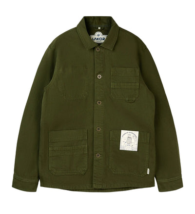Lakor Peddler Work Shirt - Riffle Green -lab10menswear.nl