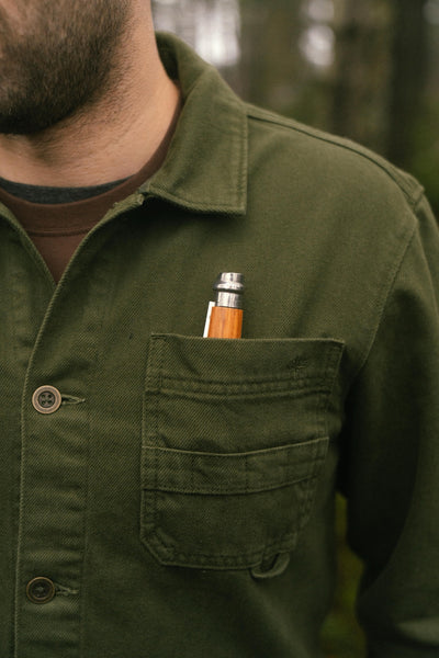 Lakor Peddler Work Shirt - Riffle Green -lab10menswear.nl