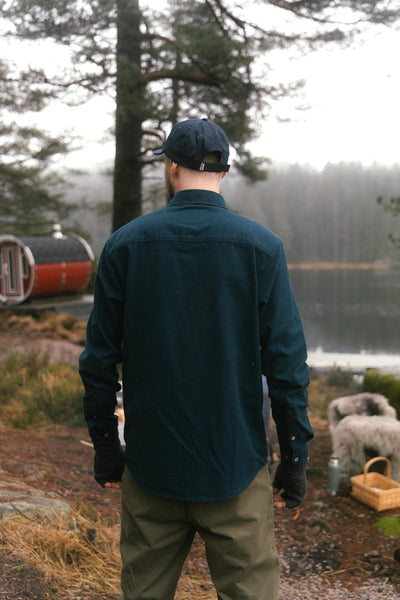 Lakor Moleskin Shirt - Blueberry