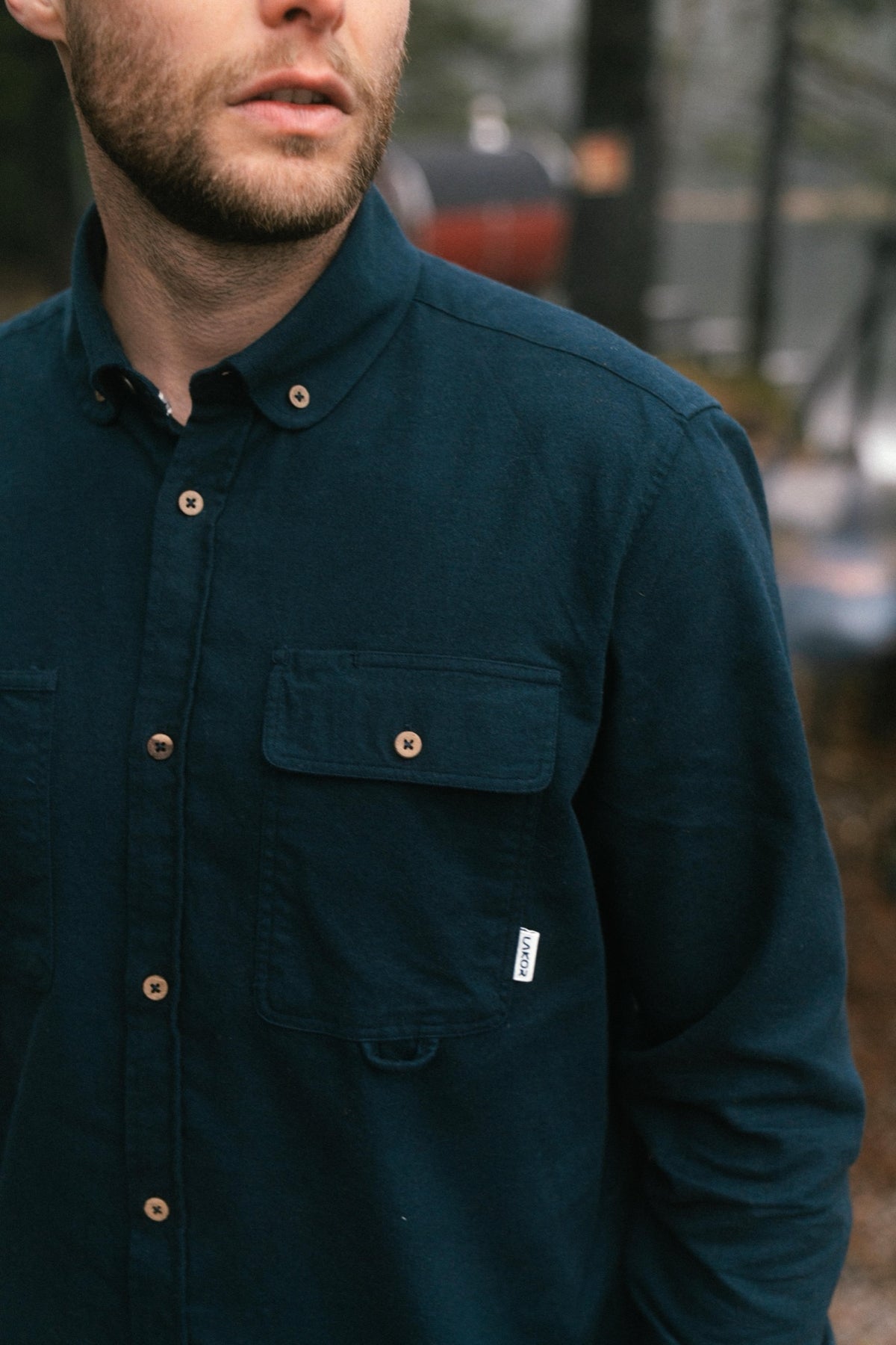 Lakor Moleskin Shirt - Blueberry