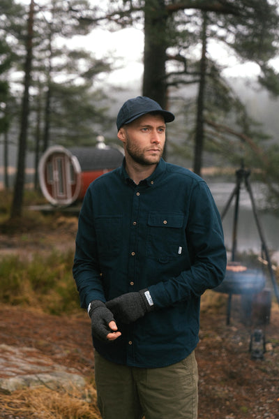 Lakor Moleskin Shirt - Blueberry