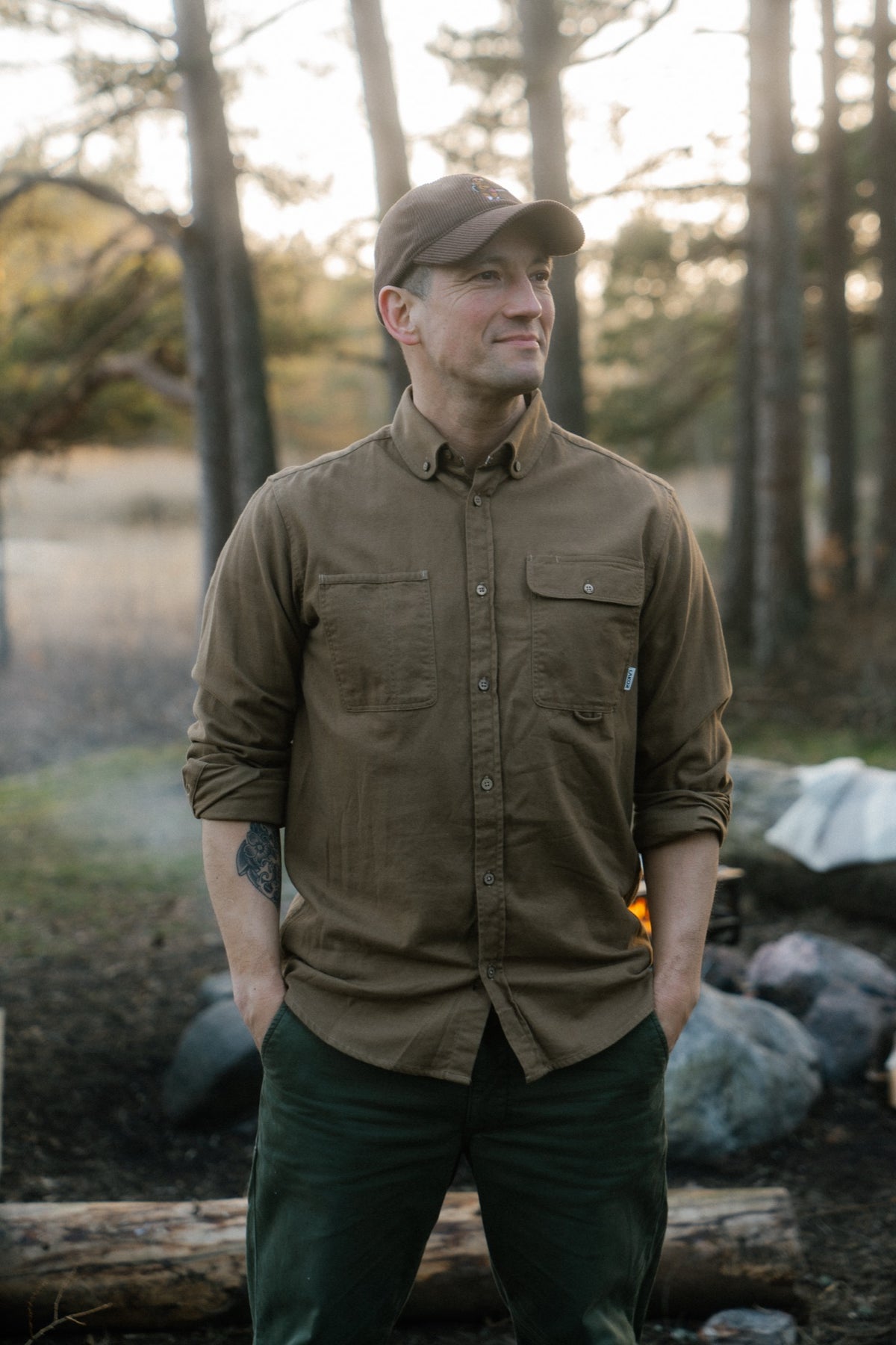 Lakor Moleskin Shirt - Kangaroo