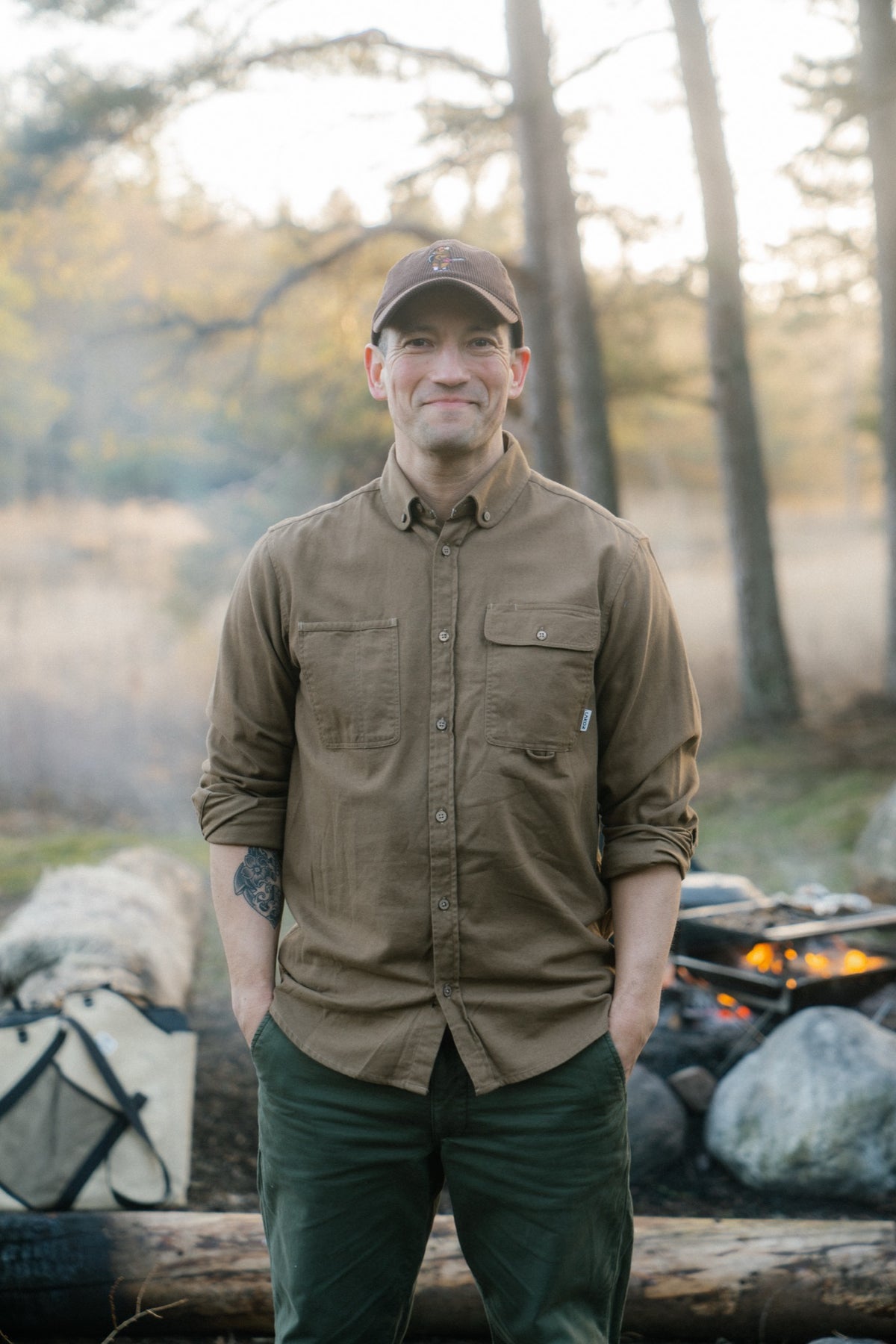 Lakor Moleskin Shirt - Kangaroo