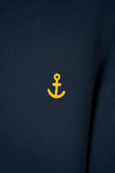 Lakor Seagull Squad Back Crewneck - Blueberry