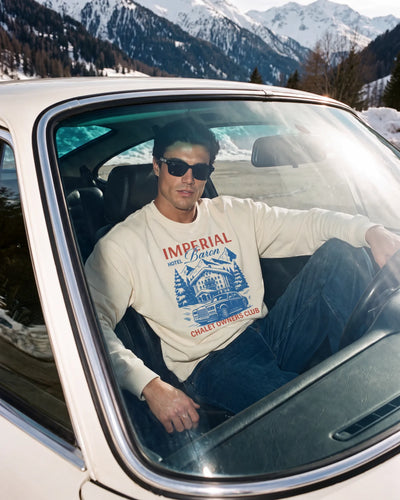 Baron Filou Oversized Pullover Imperial Hotel - Off White