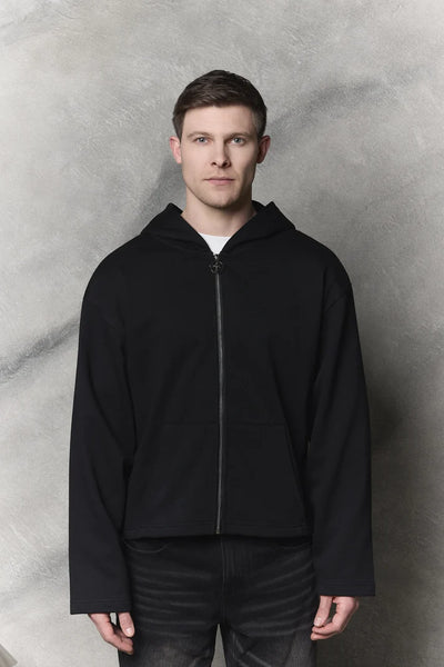 ame libre Vigil Zip Hoodie - Black - lab10menswear.nl